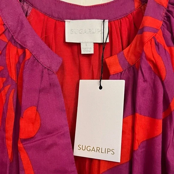 Sugarlips Fuchsia and Scarlet Mini Dress - Picture 7 of 10